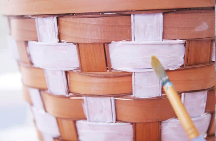 Spruce up some thrifted finds with this DIY tribal painted basket tutorial.