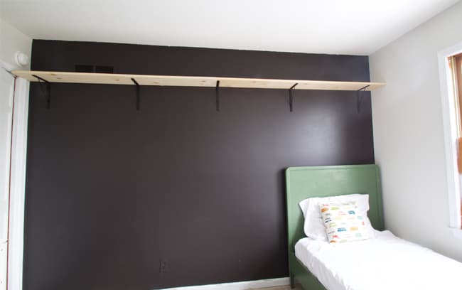 Learn how to paint the perfect black accent wall in just a few easy steps!