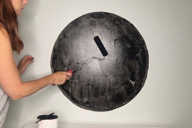 Learn how to make a chalkboard out of a hula hoop and how to attach a hula hoop the wall!